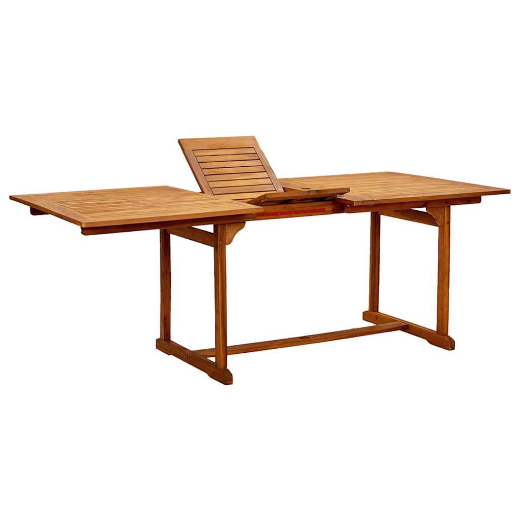 vidaXL Ensemble de salle à manger de jardin 5 pcs en bois d'acacia massif et textilène