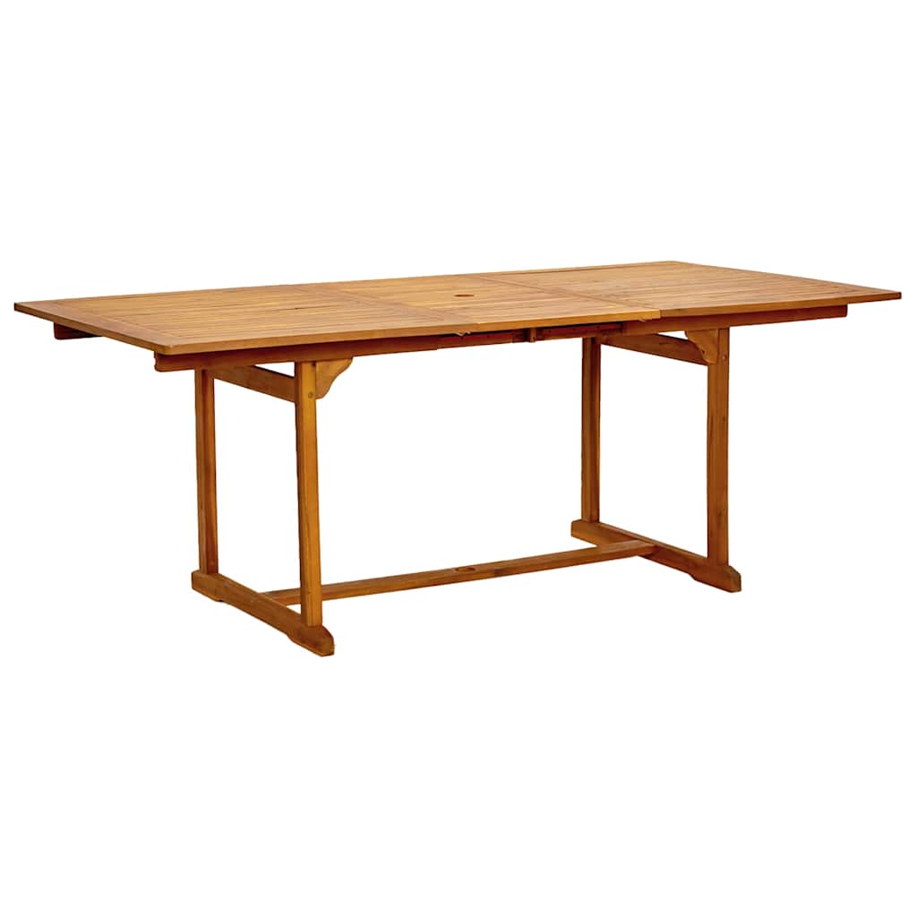 vidaXL 5-tlg. Garten-Essgruppe Massivholz Akazie und Textilene