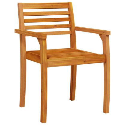 vidaXL Chaises de jardin 8 pcs 59x55x85 cm Bois d'acacia massif