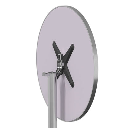vidaXL Table de bar d'extérieur réglable en hauteur Ø59,5x70/114,5 cm Aluminium