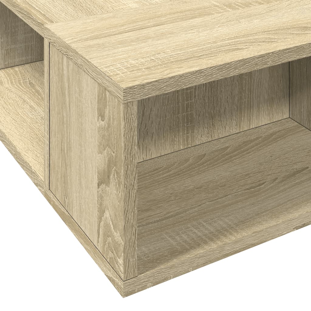 vidaXL Bettgestell Sonoma-Eiche 180x200 cm Holzwerkstoff