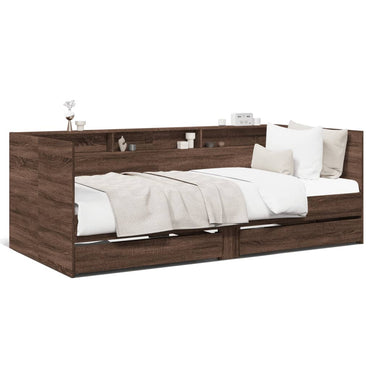vidaXL Tagesbett mit Schubladen ohne Matratze 90x190 cm