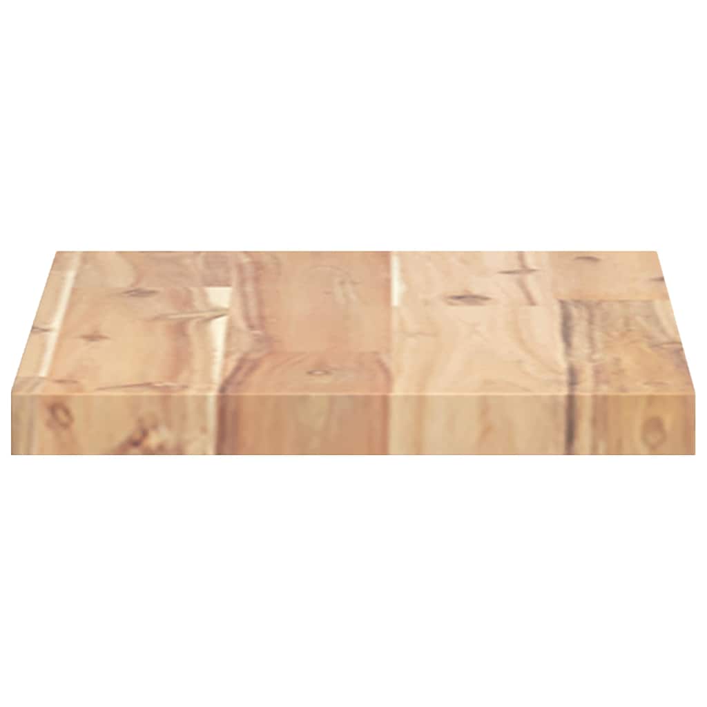 vidaXL Étagères murales flottantes 4 pcs 40x20x2 cm Bois d'acacia massif non traité