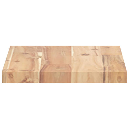 vidaXL Étagères murales flottantes 4 pcs 40x20x2 cm Bois d'acacia massif non traité