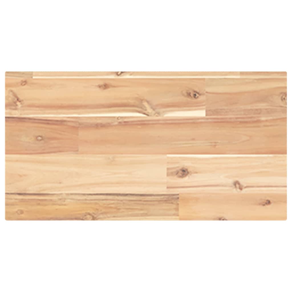 vidaXL Étagères murales flottantes 4 pcs 40x20x2 cm Bois d'acacia massif non traité