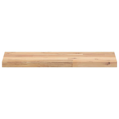 vidaXL Schweberegale 4 Stk. 60x20x2 cm Massivholz Akazie Unbehandelt