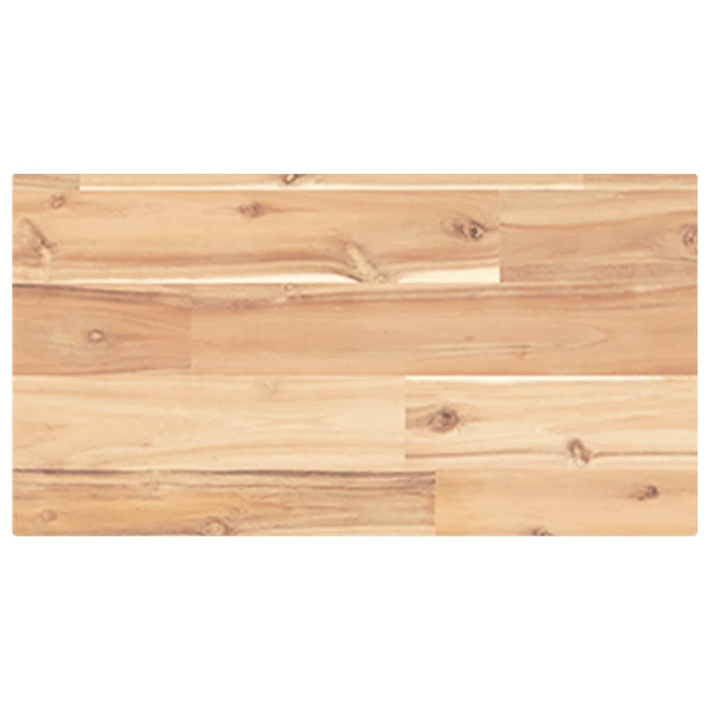 vidaXL Schweberegale 4 Stk. 60x20x2 cm Massivholz Akazie Unbehandelt