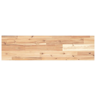 vidaXL Schweberegal 80x20x2 cm Massivholz Akazie Unbehandelt