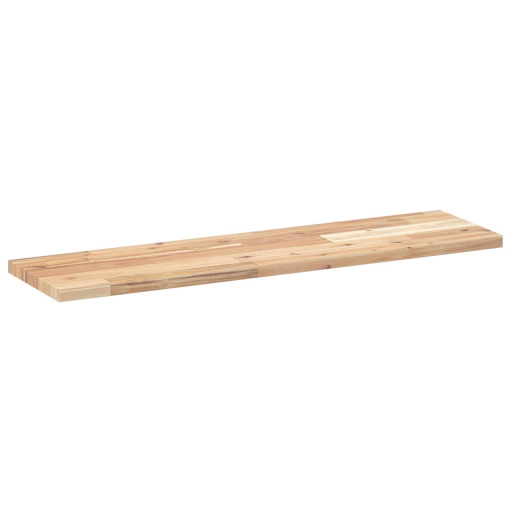 vidaXL Schweberegal 80x20x2 cm Massivholz Akazie Unbehandelt