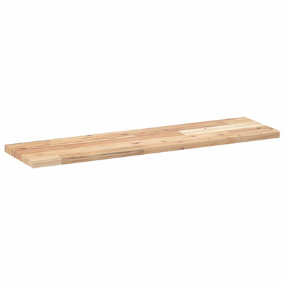 vidaXL Schweberegal 80x20x2 cm Massivholz Akazie Unbehandelt