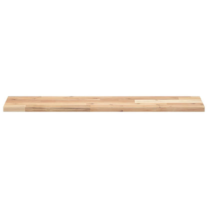 vidaXL Schweberegale 2 Stk. 80x20x2 cm Massivholz Akazie Unbehandelt