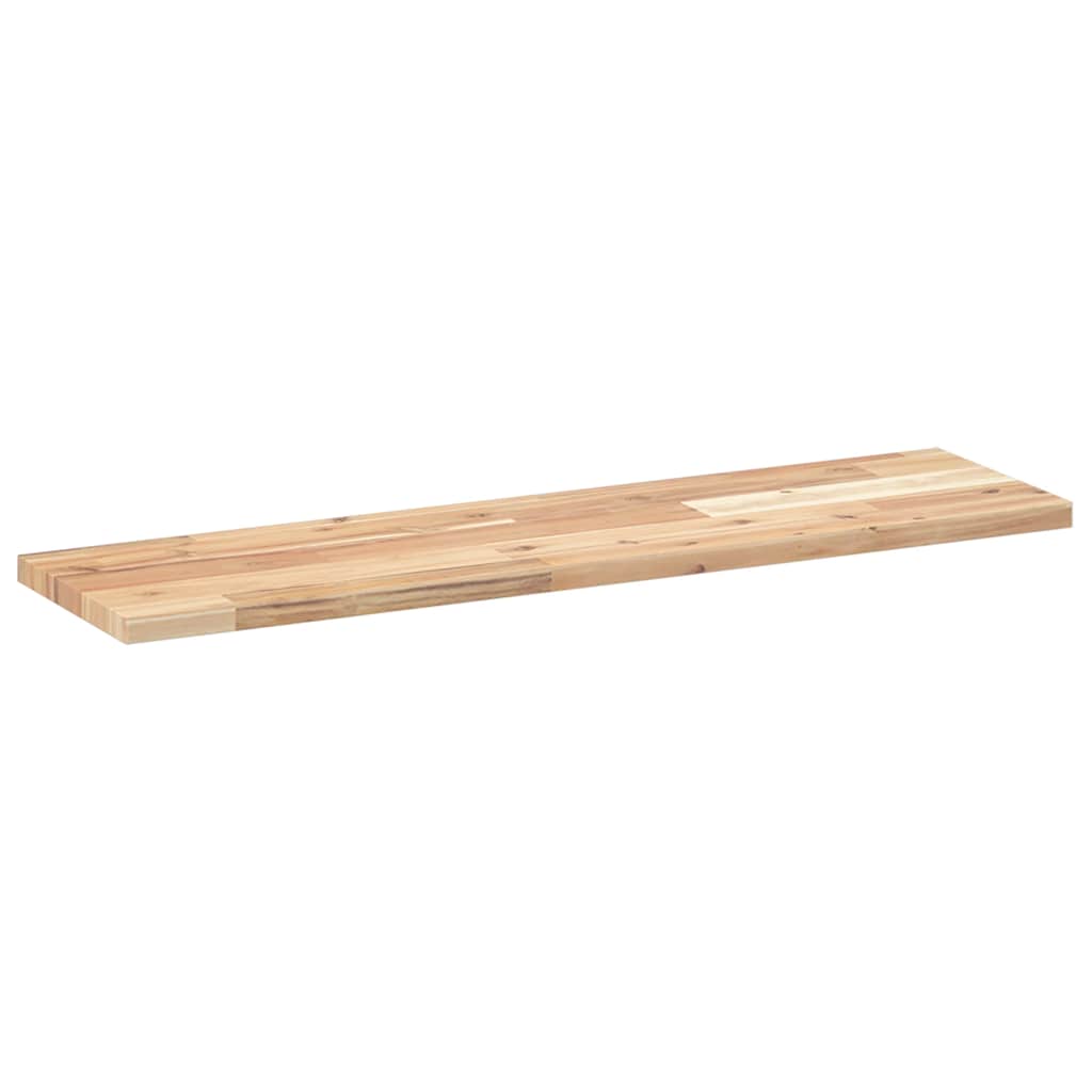 vidaXL Schweberegale 3 Stk. 80x20x2 cm Massivholz Akazie Unbehandelt