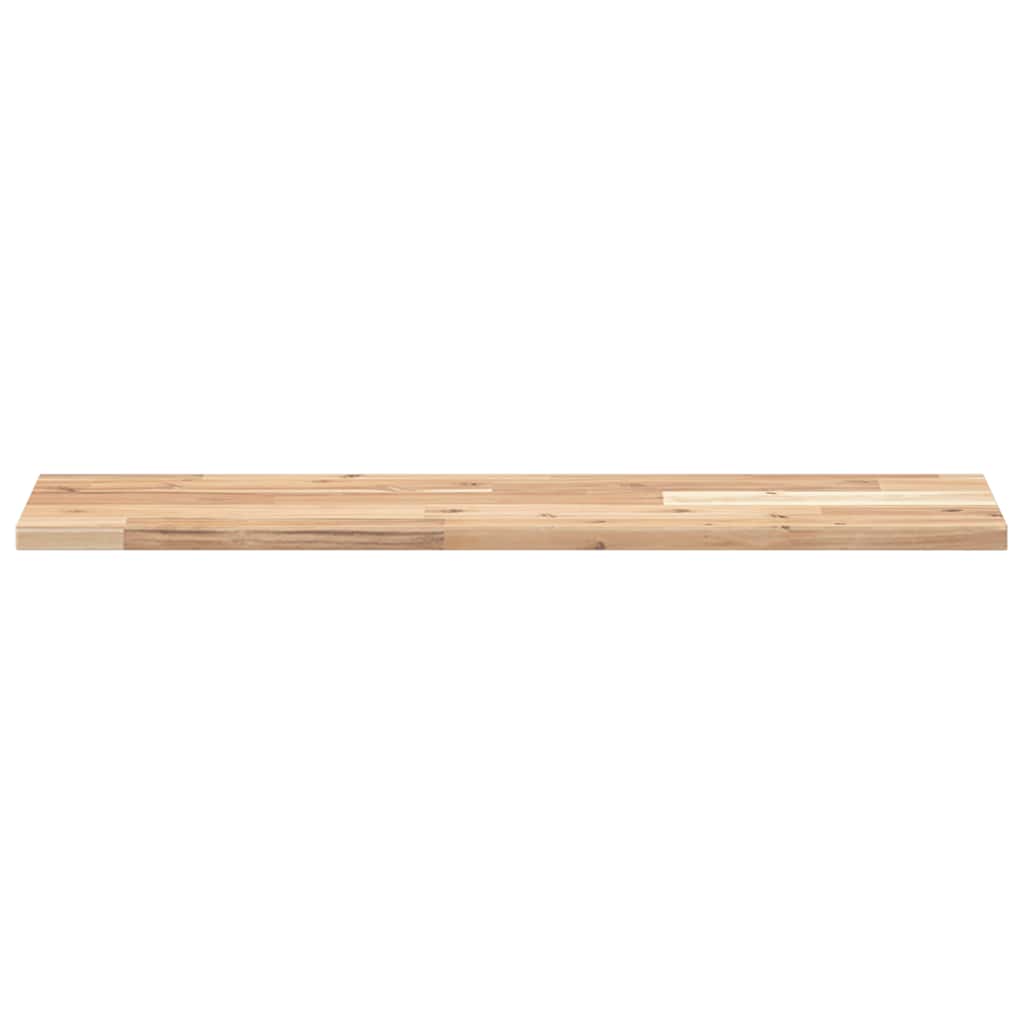 vidaXL Schweberegale 3 Stk. 80x20x2 cm Massivholz Akazie Unbehandelt