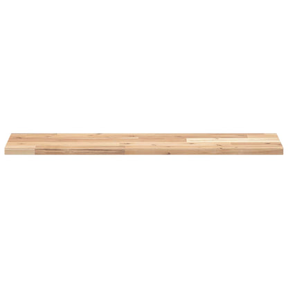 vidaXL Schweberegale 3 Stk. 80x20x2 cm Massivholz Akazie Unbehandelt