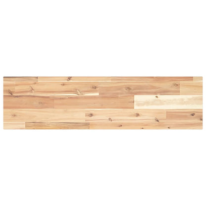 vidaXL Schweberegale 3 Stk. 80x20x2 cm Massivholz Akazie Unbehandelt
