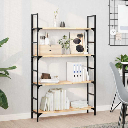 vidaXL Schweberegale 3 Stk. 80x20x2 cm Massivholz Akazie Unbehandelt
