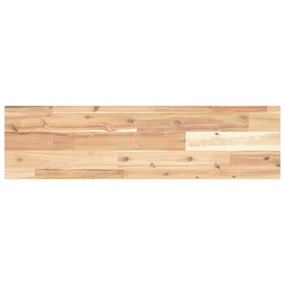 vidaXL Schweberegale 2 Stk. 100x20x2 cm Massivholz Akazie Unbehandelt