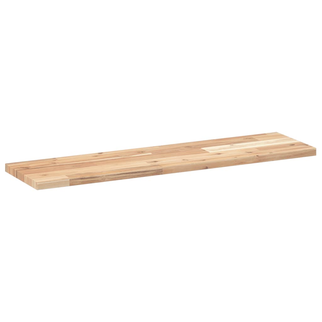 vidaXL Schweberegale 3 Stk. 100x20x2 cm Massivholz Akazie Unbehandelt