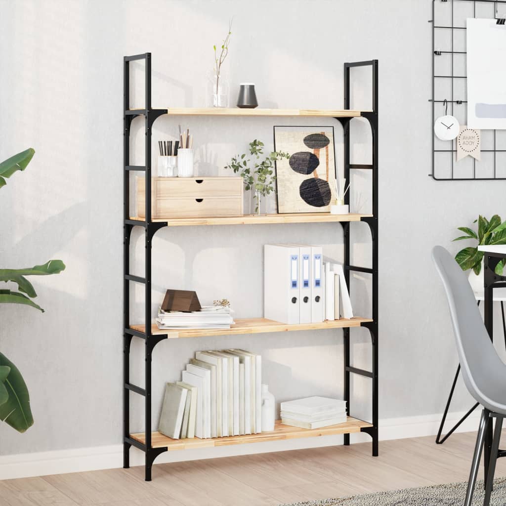 vidaXL Schweberegale 3 Stk. 100x20x2 cm Massivholz Akazie Unbehandelt