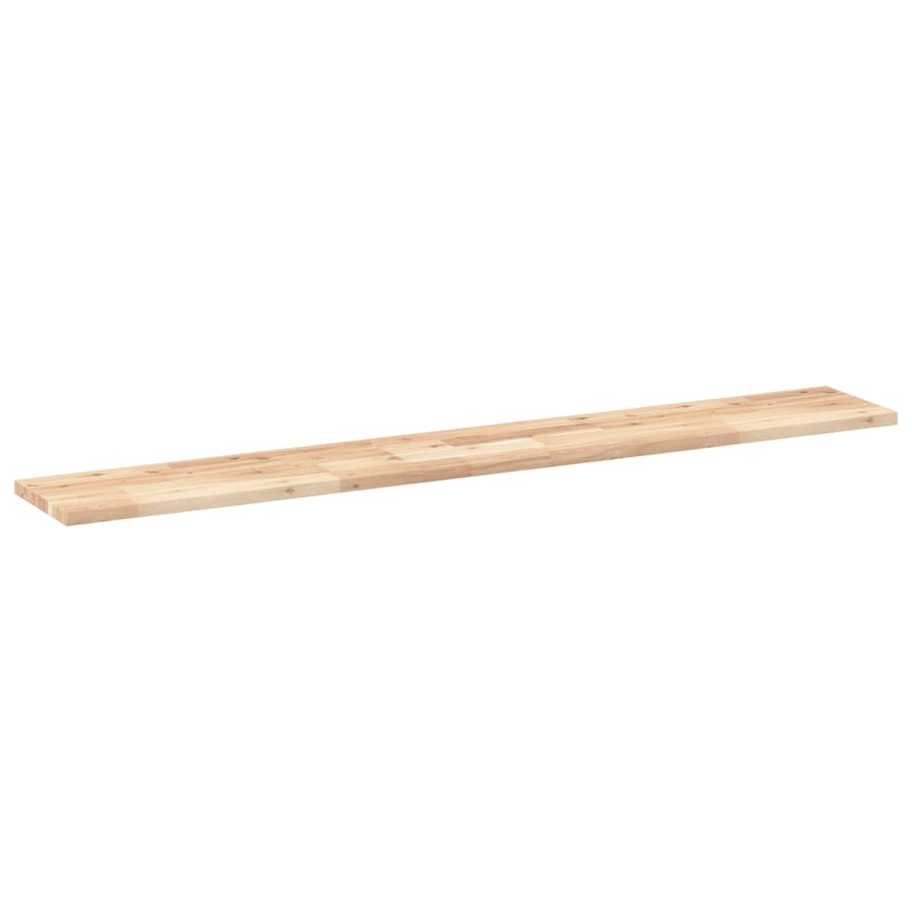 vidaXL Schweberegale 2 Stk. 120x20x2 cm Massivholz Akazie Unbehandelt