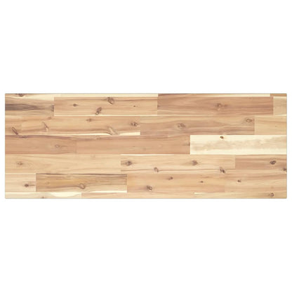 vidaXL Schweberegal 80x30x2 cm Massivholz Akazie Unbehandelt
