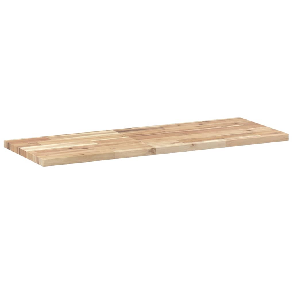 vidaXL Schweberegal 80x30x2 cm Massivholz Akazie Unbehandelt