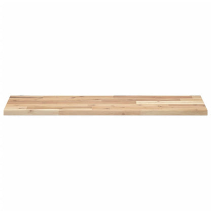 vidaXL Étagères murales 4 pcs 80x30x2 cm Bois d'acacia massif non traité