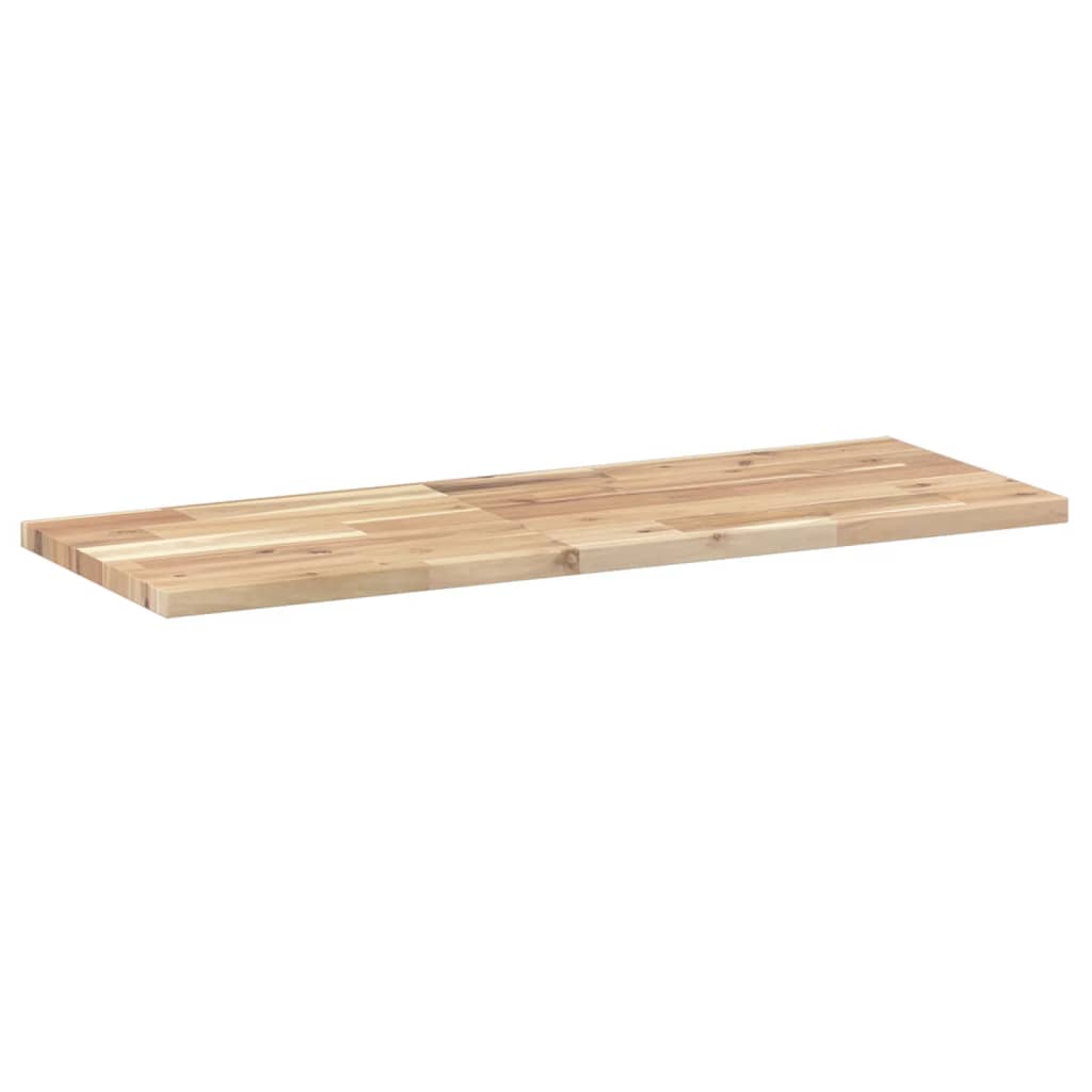 vidaXL Schweberegale 2 Stk. 100x30x2 cm Massivholz Akazie Unbehandelt