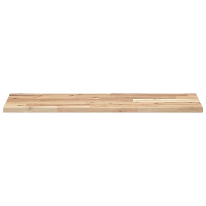vidaXL Schweberegale 3 Stk. 100x30x2 cm Massivholz Akazie Unbehandelt