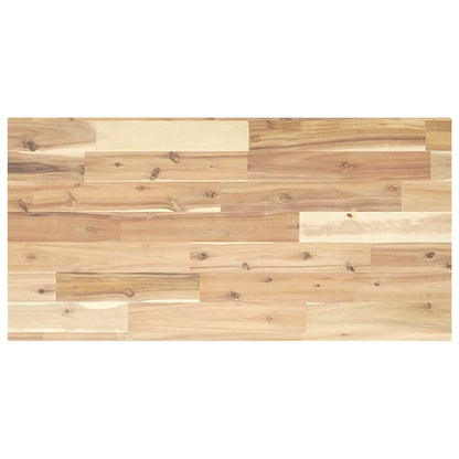 vidaXL Schweberegal 80x40x2 cm Massivholz Akazie Unbehandelt