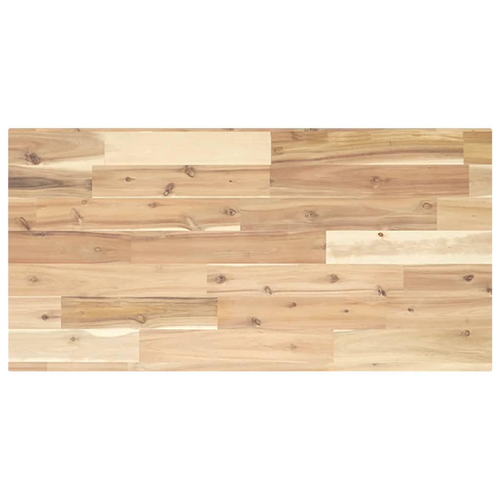 vidaXL Schweberegale 4 Stk. 100x40x2 cm Massivholz Akazie Unbehandelt