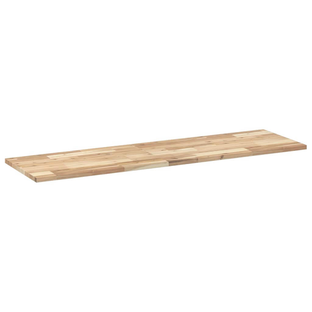 vidaXL Schweberegale 2 Stk. 160x40x2 cm Massivholz Akazie Unbehandelt