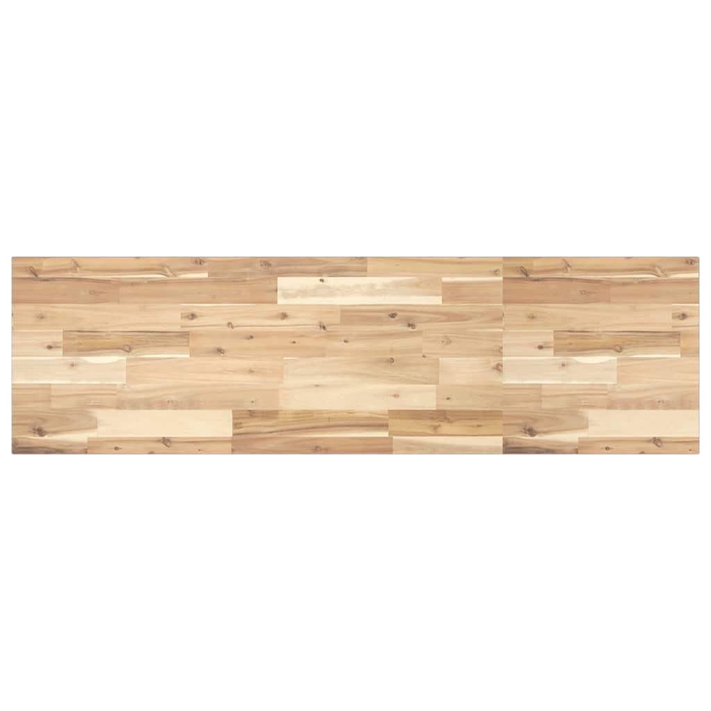 vidaXL Schweberegale 2 Stk. 160x40x2 cm Massivholz Akazie Unbehandelt