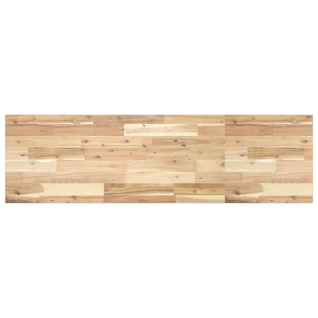 vidaXL Schweberegale 3 Stk. 160x40x2 cm Massivholz Akazie Unbehandelt