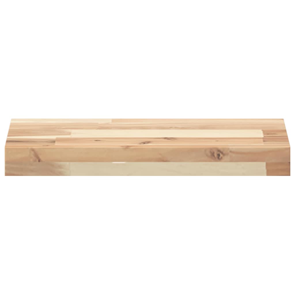 vidaXL Étagères murales 3 pcs 60x20x4 cm Bois d'acacia massif Brut