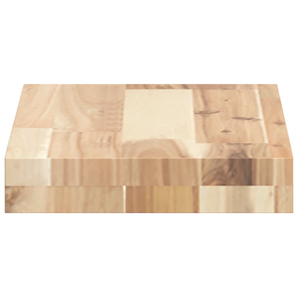 vidaXL Étagères murales 3 pcs 60x20x4 cm Bois d'acacia massif Brut