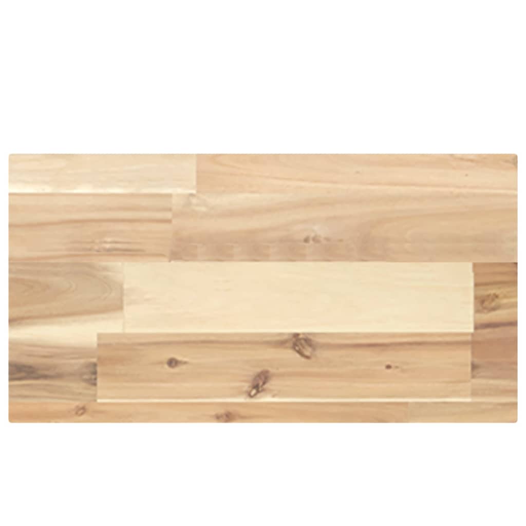 vidaXL Étagères murales 3 pcs 60x20x4 cm Bois d'acacia massif Brut