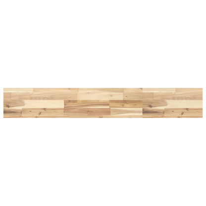 vidaXL Schweberegale 2 Stk. 120x20x4 cm Massivholz Akazie Unbehandelt