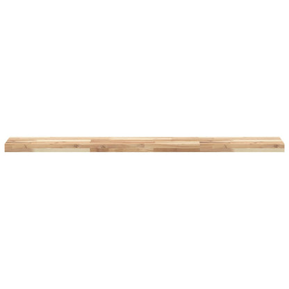 vidaXL Schweberegal 140x20x4 cm Massivholz Akazie Unbehandelt
