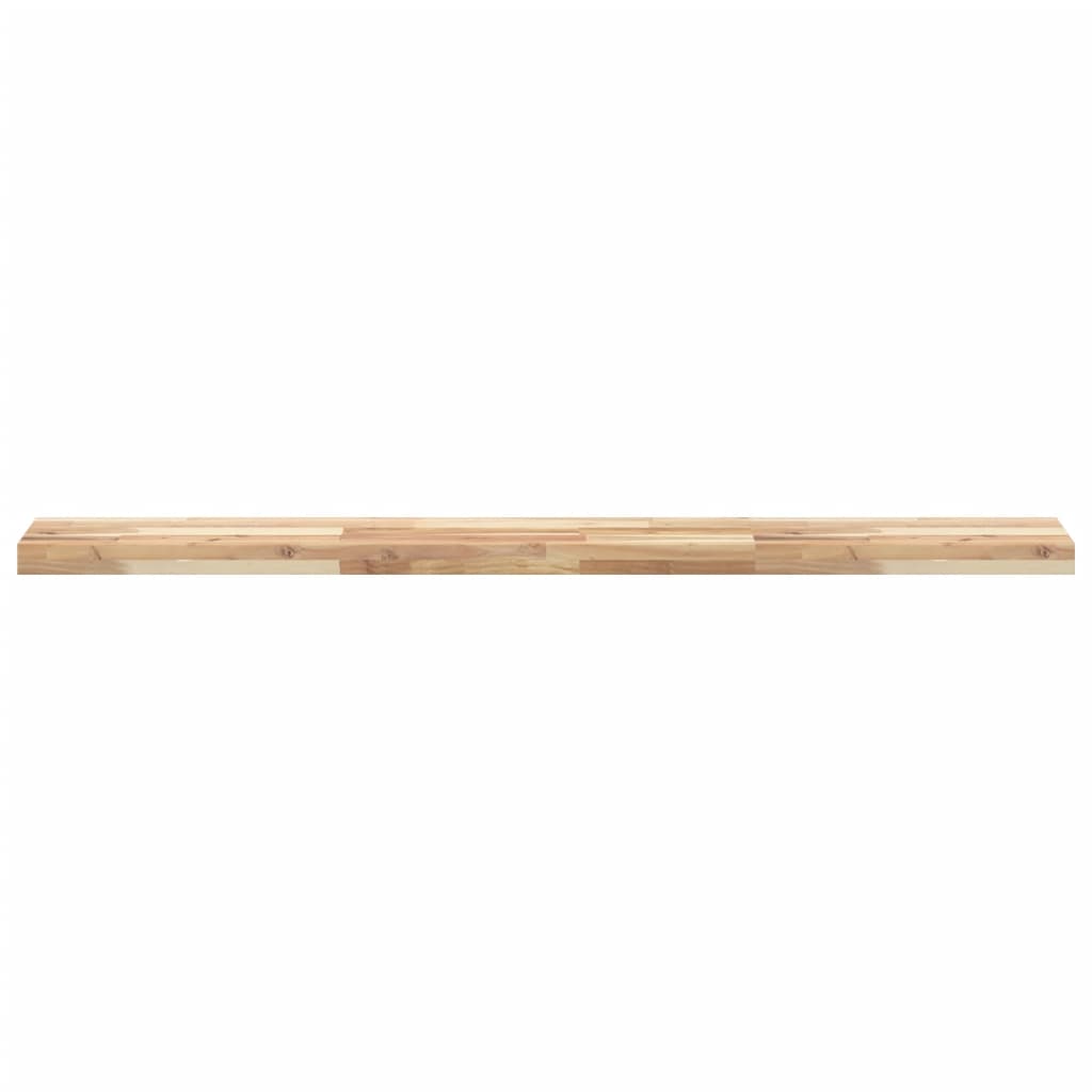 vidaXL Schweberegale 3 Stk. 160x20x4 cm Massivholz Akazie Unbehandelt