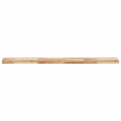 vidaXL Schweberegale 3 Stk. 160x20x4 cm Massivholz Akazie Unbehandelt