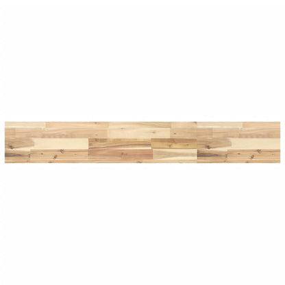 vidaXL Schweberegale 3 Stk. 160x20x4 cm Massivholz Akazie Unbehandelt