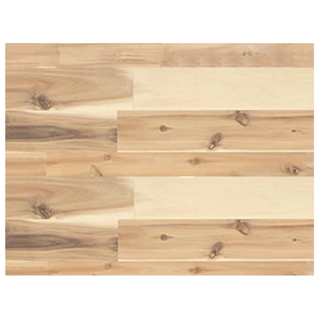 vidaXL Schweberegal 40x30x4 cm Massivholz Akazie Unbehandelt