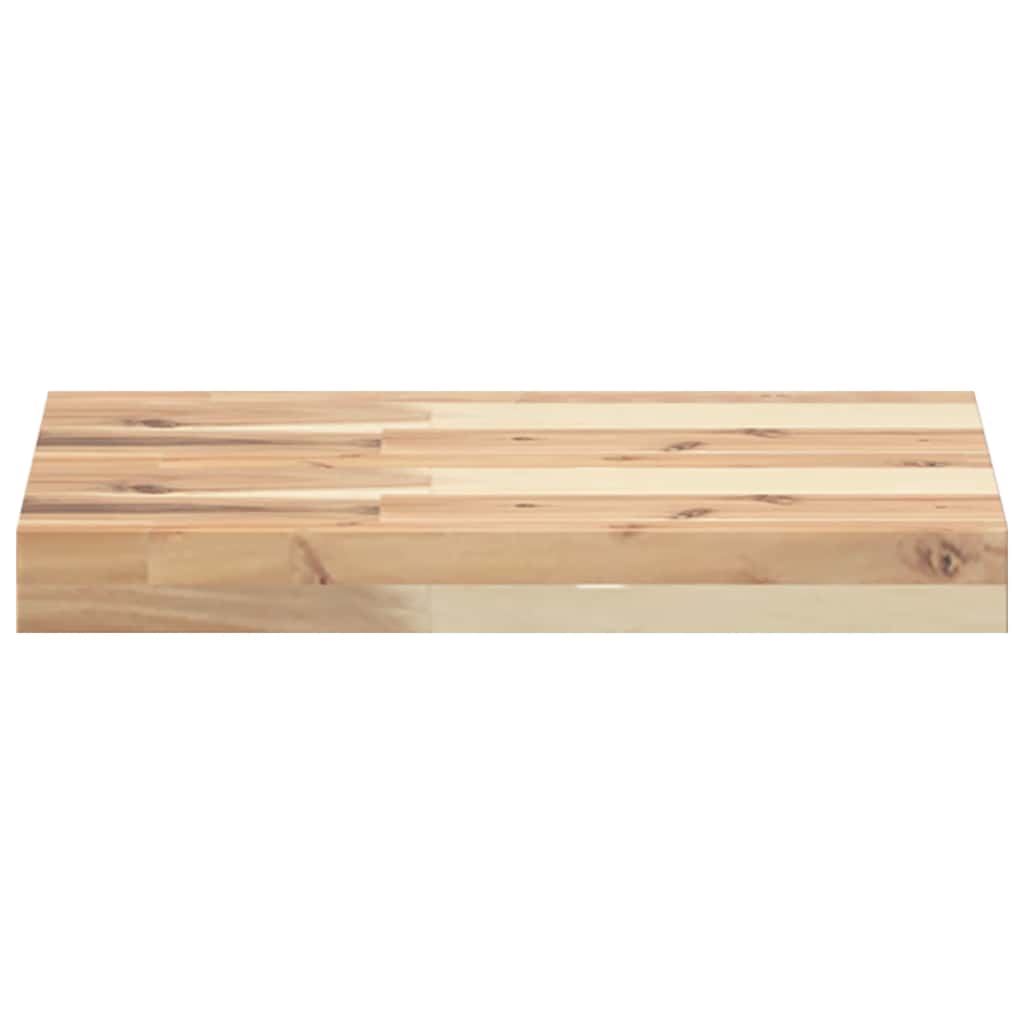 vidaXL Schweberegal 40x30x4 cm Massivholz Akazie Unbehandelt