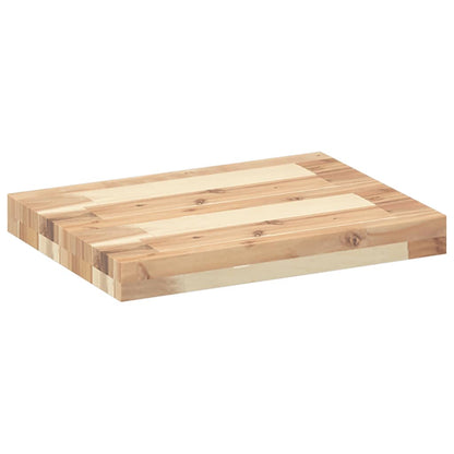 vidaXL Étagères flottantes 4 pcs 40x30x4 cm Bois d'acacia massif Non traité