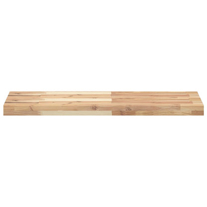 vidaXL Schweberegal 80x30x4 cm Massivholz Akazie Unbehandelt