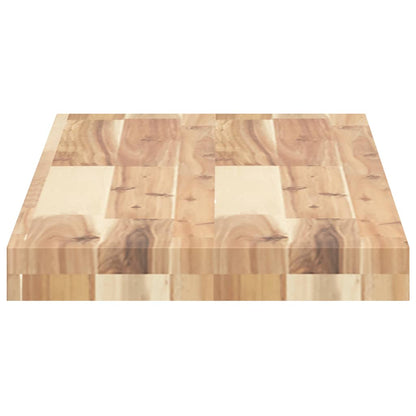 vidaXL Étagères flottantes 2 pcs 100x30x4 cm Bois d'acacia massif non traité