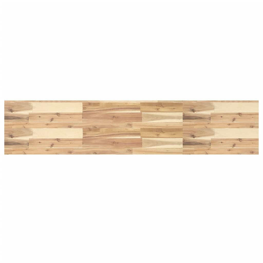 vidaXL Étagères murales 3 pcs 120x30x4 cm Bois d'acacia massif non traité