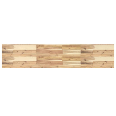 vidaXL Schweberegal 160x30x4 cm Massivholz Akazie Unbehandelt