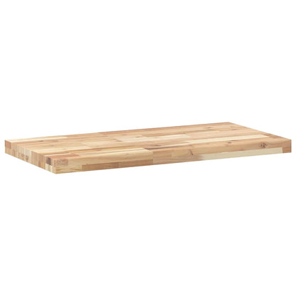 vidaXL Schweberegale 3 Stk. 80x40x4 cm Massivholz Akazie Unbehandelt